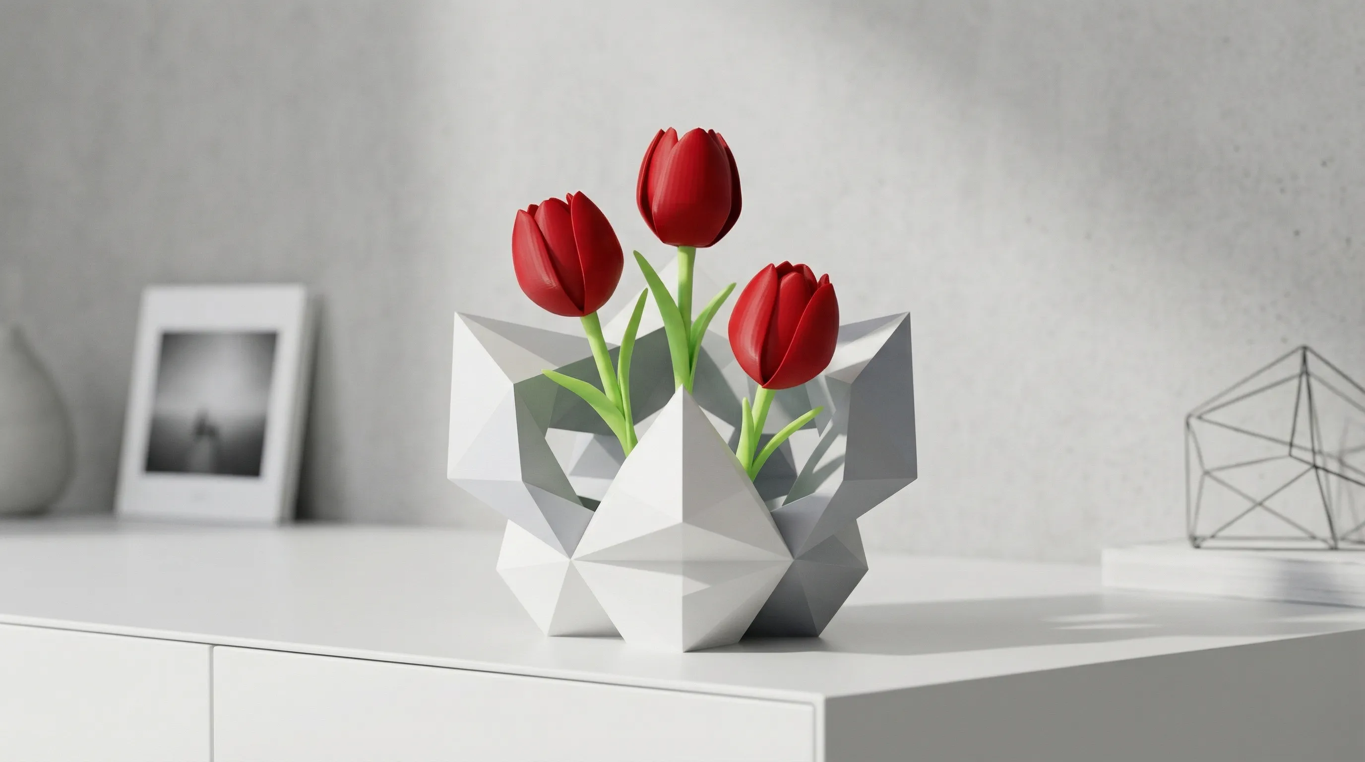Tulipas — Produto impresso em 3D